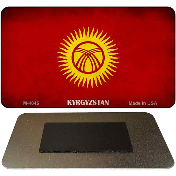 Kyrgyzstan Flag Novelty Metal Magnet M-4045