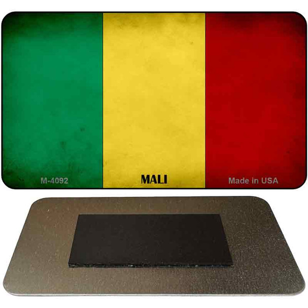 Mali Flag Novelty Metal Magnet M-4092