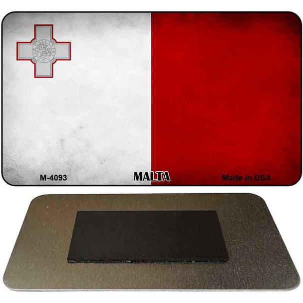 Malta Flag Novelty Metal Magnet M-4093