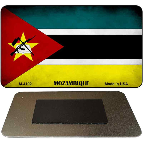 Mozambique Flag Novelty Metal Magnet M-4102
