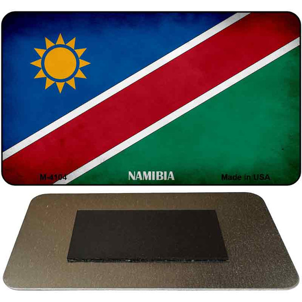 Namibia Flag Novelty Metal Magnet M-4104