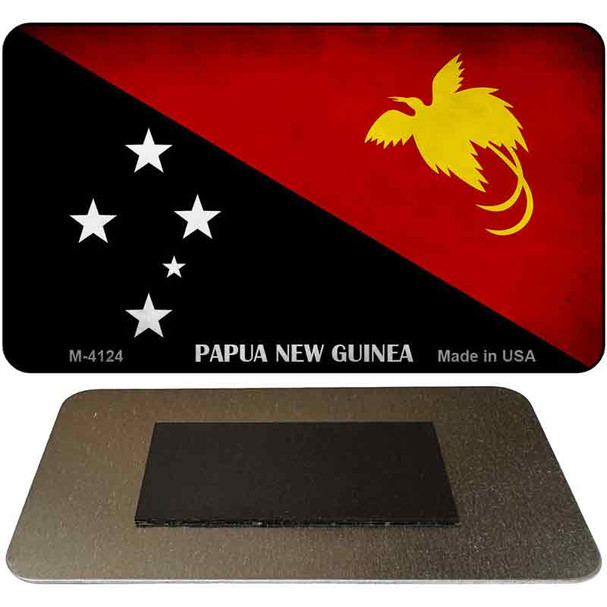Papua New Guinea Flag Novelty Metal Magnet M-4124