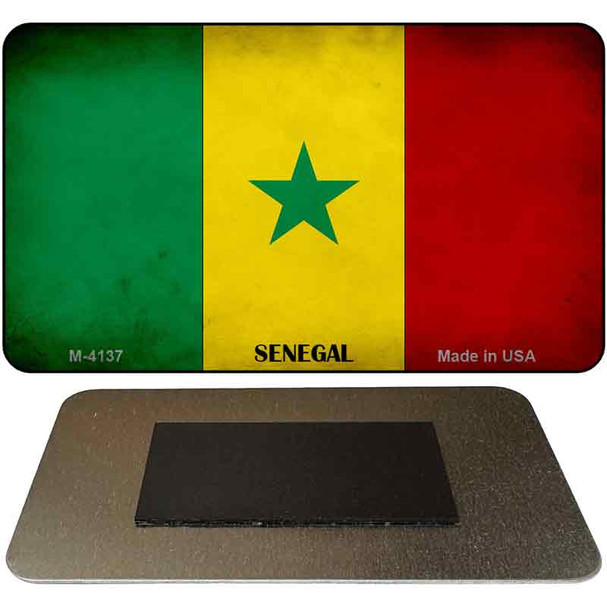 Senegal Flag Novelty Metal Magnet M-4137