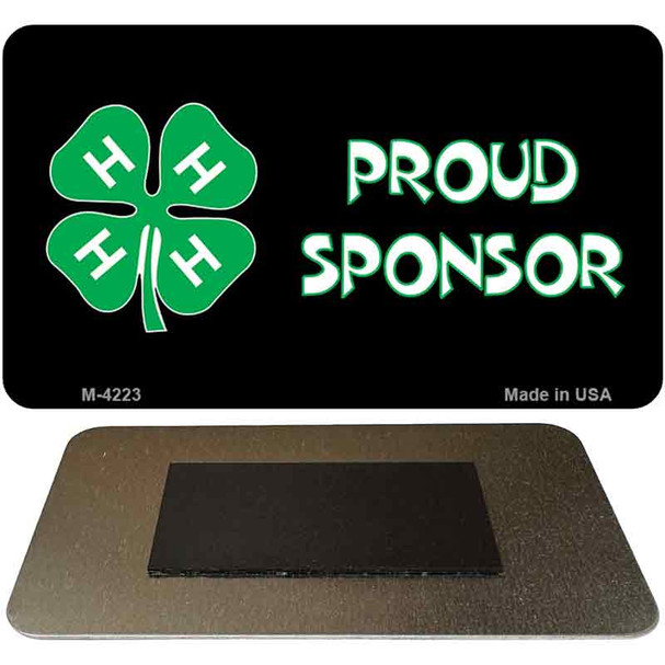 4-H Proud Sponsor Novelty Metal Magnet M-4223