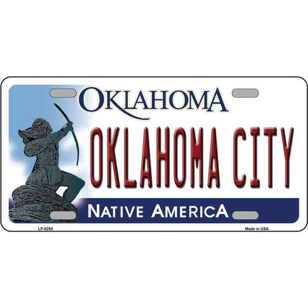 Oklahoma City Oklahoma Novelty Metal License Plate