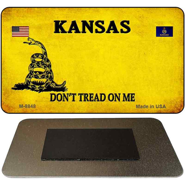 Kansas Do Not Tread Novelty Metal Magnet M-8848