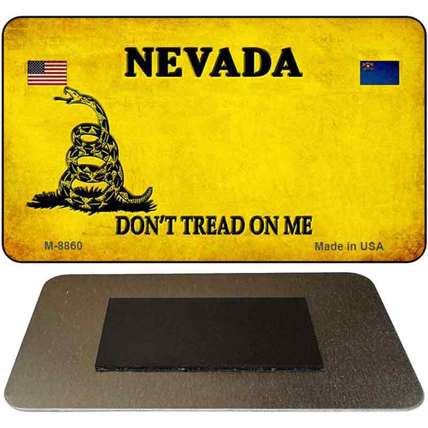 Nevada Do Not Tread Novelty Metal Magnet M-8860