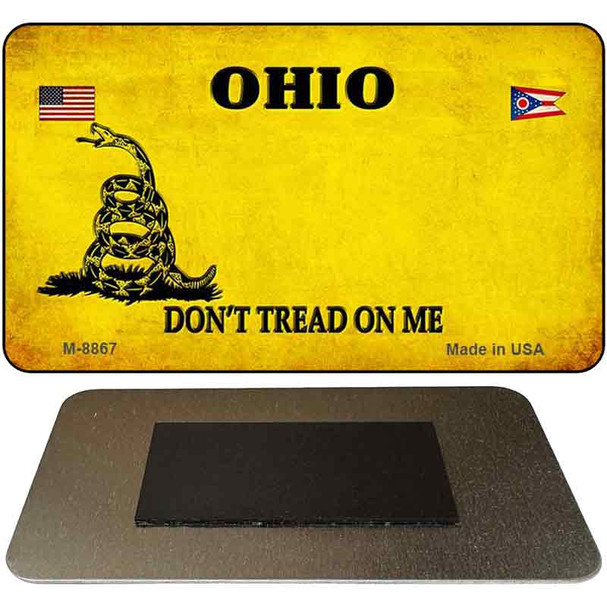 Ohio Do Not Tread Novelty Metal Magnet M-8867