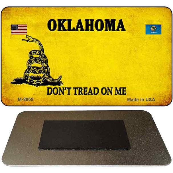 Oklahoma Do Not Tread Novelty Metal Magnet M-8868