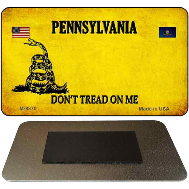 Pennsylvania Do Not Tread Novelty Metal Magnet M-8870