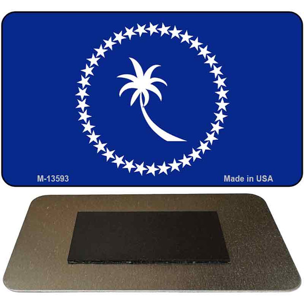 Chuuk Island Flag Novelty Metal Magnet M-13593
