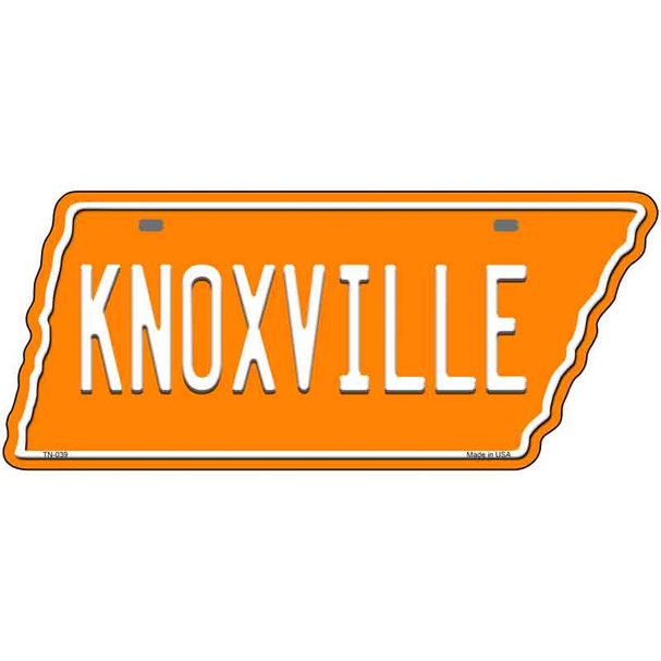 Knoxville Novelty Metal Tennessee License Plate Tag TN-039