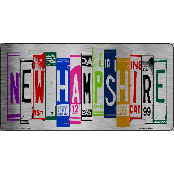 New Hampshire License Plate Art Metal Novelty License Plate