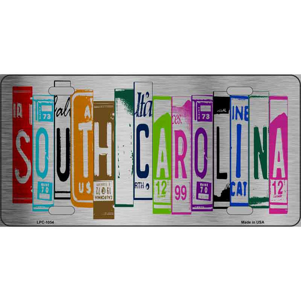 South Carolina License Plate Art Metal Novelty License Plate