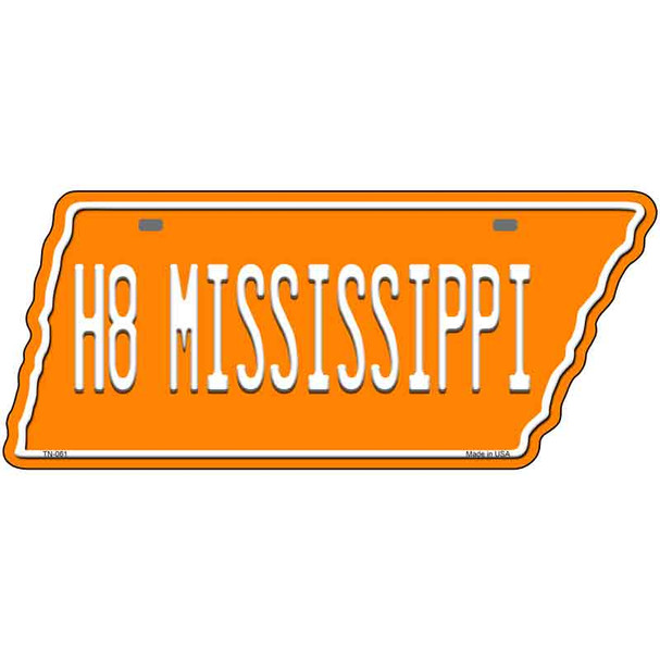 H8 Mississippi Novelty Metal Tennessee License Plate Tag TN-061
