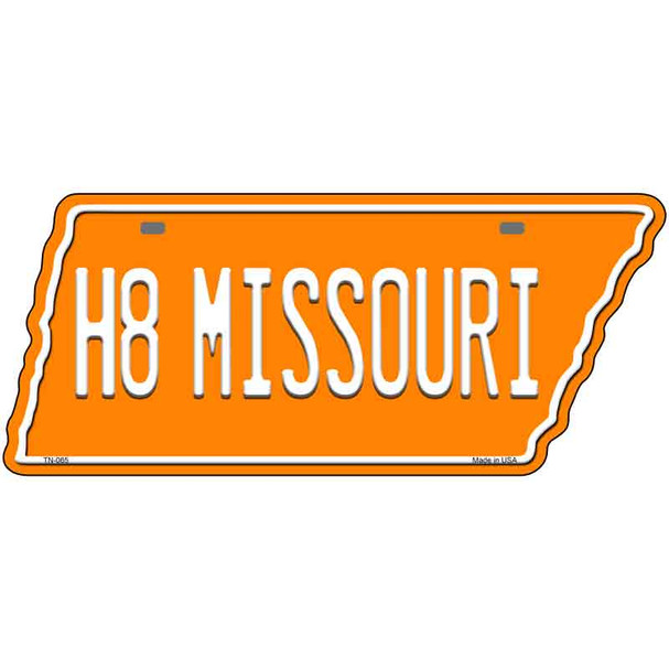 H8 Missouri Novelty Metal Tennessee License Plate Tag TN-065