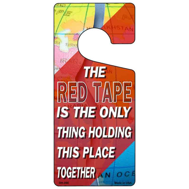 The Red Tape Novelty Metal Door Hanger DH-055