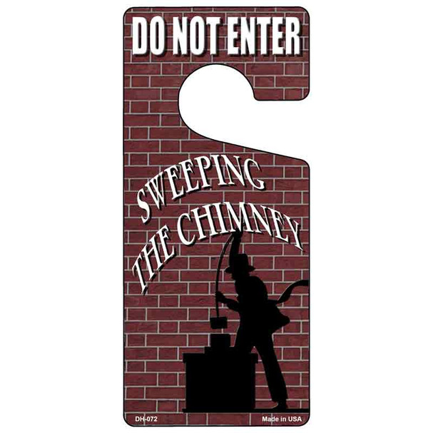 Sweeping The Chimney Novelty Metal Door Hanger DH-072