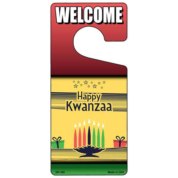 Happy Kwanzaa Novelty Metal Door Hanger DH-165