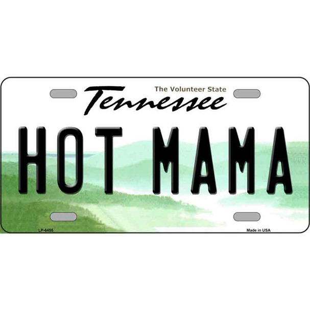 Hot Mama Tennessee Novelty Metal License Plate