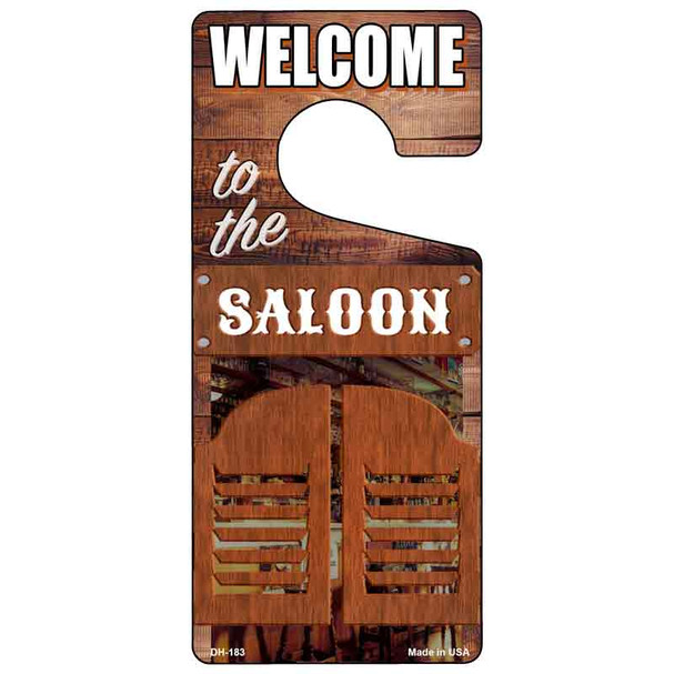 To The Saloon Novelty Metal Door Hanger DH-183