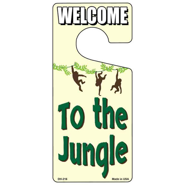 To The Jungle Novelty Metal Door Hanger DH-216