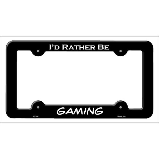 Gaming Novelty Metal License Plate Frame LPF-130