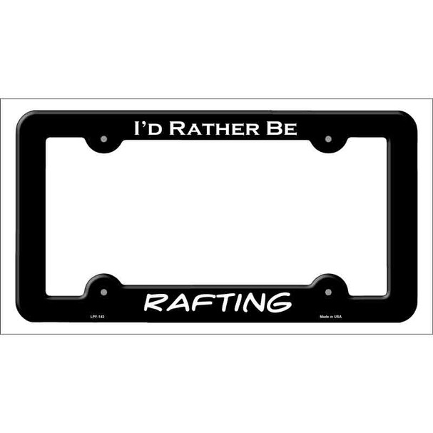 Rafting Novelty Metal License Plate Frame LPF-143