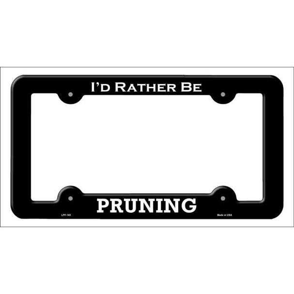 Pruning Novelty Metal License Plate Frame LPF-163