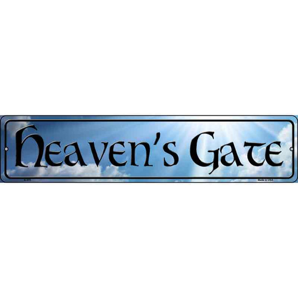 Heavens Gate Novelty Metal Street Sign