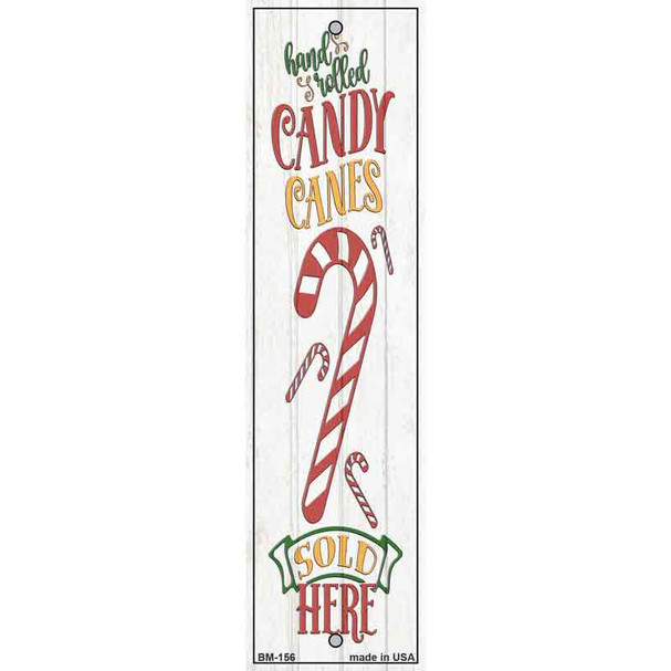 Candy Canes Sold Here White Novelty Metal Bookmark BM-156