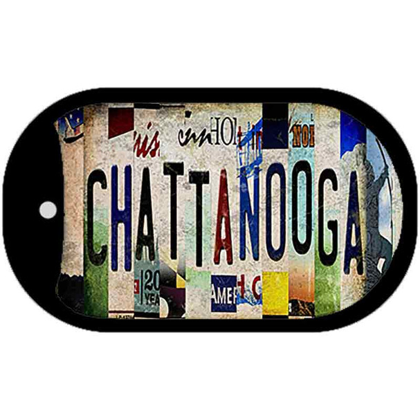 Chattanooga Strip Art Novelty Metal Dog Tag Necklace DT-13784