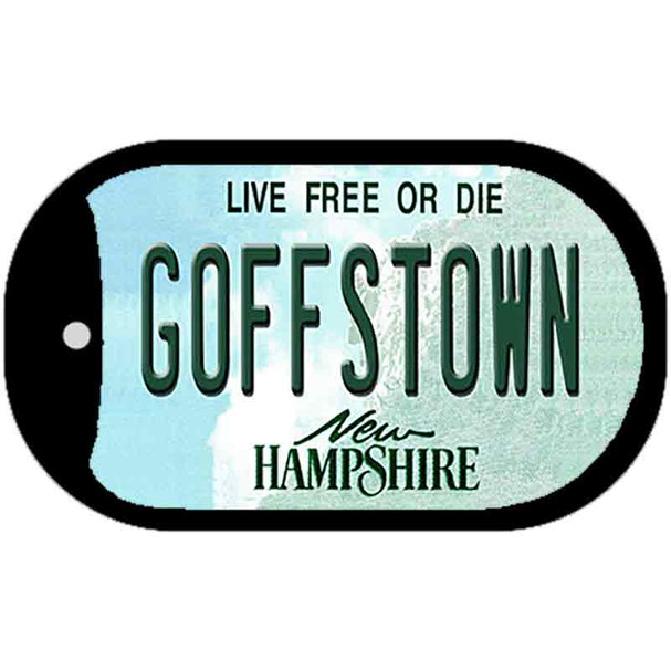 Goffstown New Hampshire Novelty Metal Dog Tag Necklace DT-13789