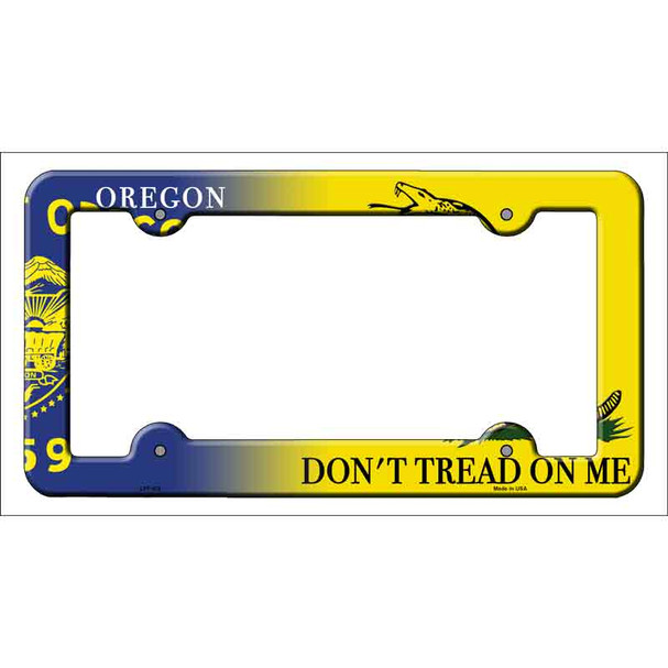 Oregon|Dont Tread Novelty Metal License Plate Frame LPF-415