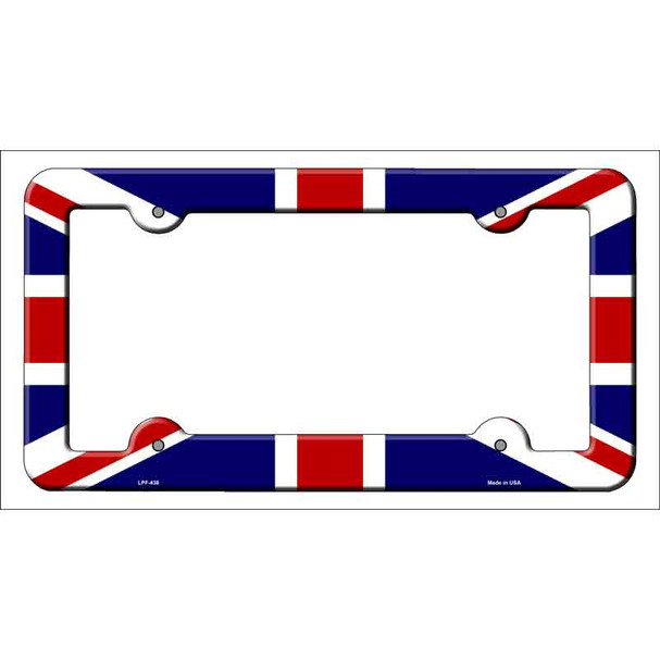 British Flag Novelty Metal License Plate Frame LPF-438