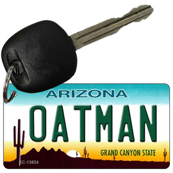 Oatman Arizona Novelty Metal Key Chain