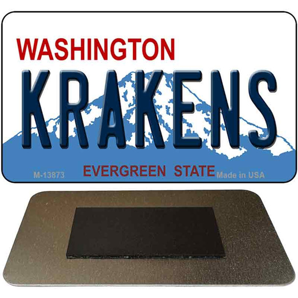 Krakens Washington Novelty Metal Magnet