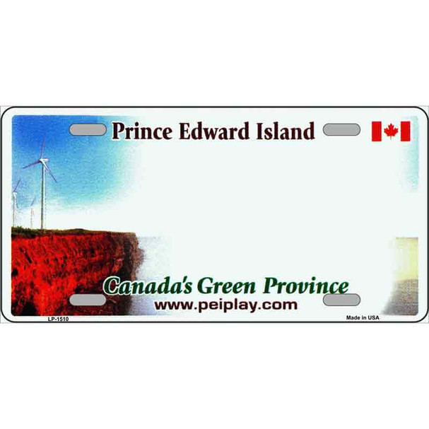 Prince Edward Island Novelty Metal License Plate