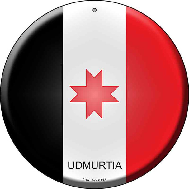 Udmurtia  Novelty Metal Circular Sign C-457