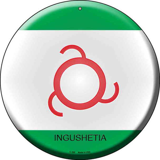 Ingushetia  Novelty Metal Circular Sign C-300
