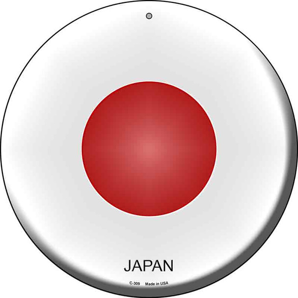 Japan  Novelty Metal Circular Sign C-309