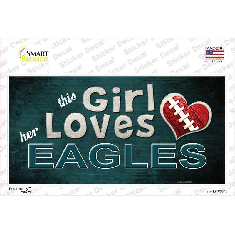 I Heart Eagles Decal