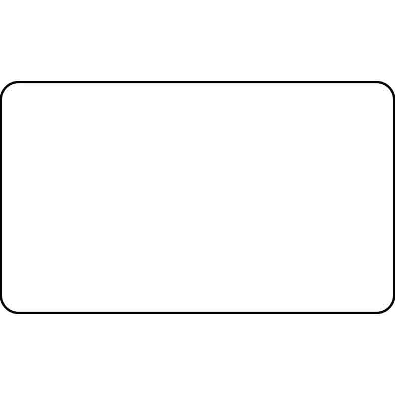 Sublimation, License Plate Blanks, 6 X 12 With 2 ROUND HOLES, Auto