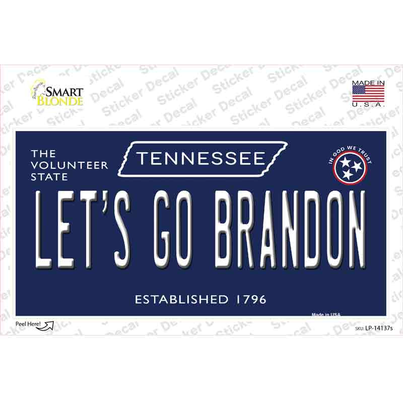 Lets Go Brandon Vinyl Decal, Lets Go Brandon Sticker, Lets Go