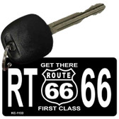 Route 66 First Class Plate Metal Novelty Aluminum Key Chain KC-1133