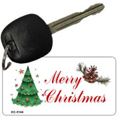 Merry Christmas White Novelty Aluminum Key Chain KC-5144