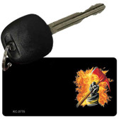 Fire OffSet Novelty Aluminum Key Chain KC-3775