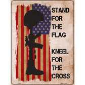 Stand for the Flag Novelty Metal Parking Sign