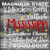 Mississippi Motto Novelty Metal Square Sign