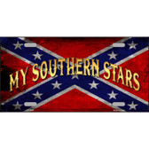 My Southern Stars Novelty Metal License Plate